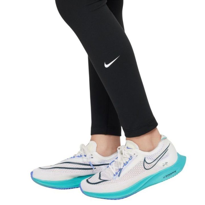Tamprės mergaitėms su aukštu liemeniu Nike One, juodos
