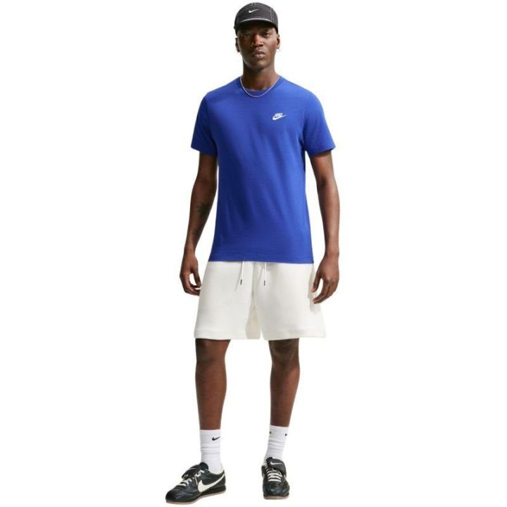 Vyriški medvilniniai marškinėliai Nike Club Tee, mėlyni