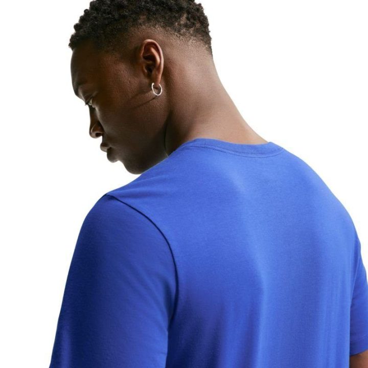 Vyriški medvilniniai marškinėliai Nike Club Tee, mėlyni