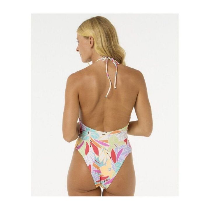 Vientisas maudymosi kostiumėlis RIP CURL Cala Vadella Cheeky, turkio