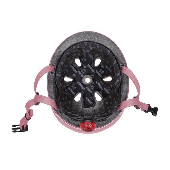 Vaikiškas dviračio šalmas Globber GO•UP, 45–51 cm, tamsiai rožinis