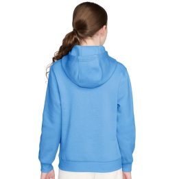 Vaikiškas medvilninis džemperis Nike Club Fleece, šviesiai mėlynas