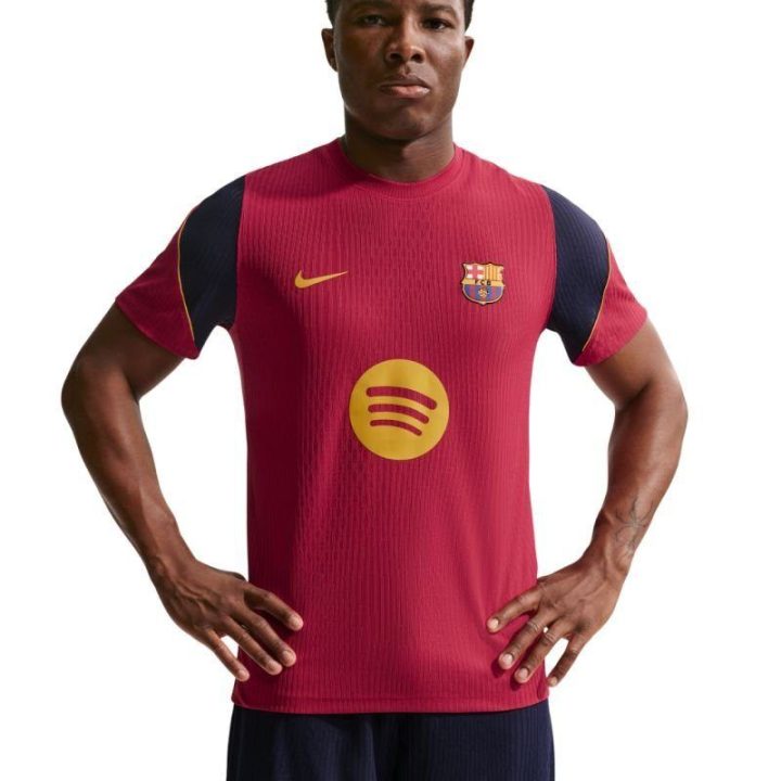 Vyriški Dri-FIT marškinėliai Nike FC Barcelona, bordo