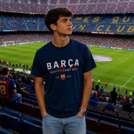 Vyriški medvilniniai marškinėliai FC Barcelona Spotify Camp Nou
