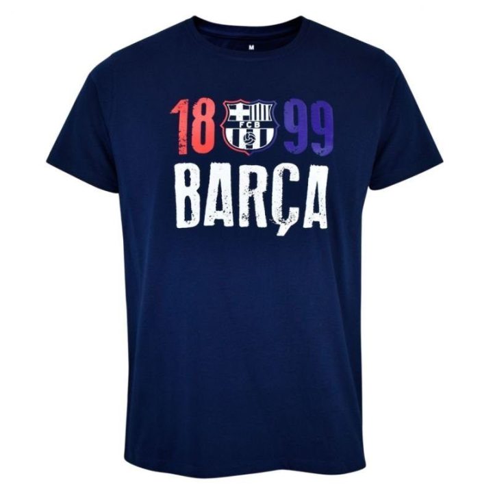 Vyriški medvilniniai marškinėliai FC Barcelona FCB Aged