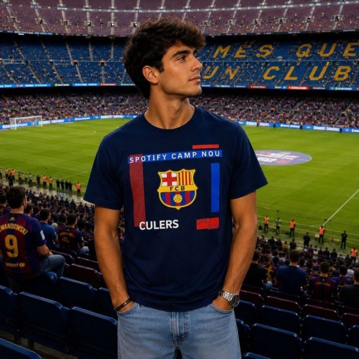 Vyriški medvilniniai marškinėliai FC Barcelona Cotton Tee FCB Test
