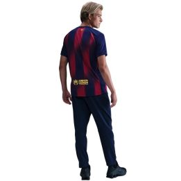 Vyriški futbolo marškinėliai Nike FC Barcelona Stadium Home, tamsiai mėlyni