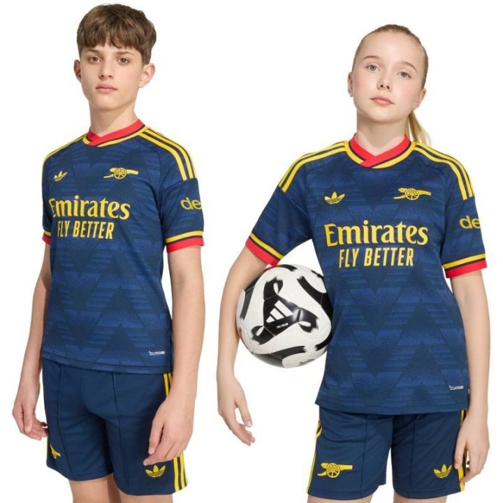 Vaikiški futbolo marškinėliai adidas Arsenal FC 2026/27, tamsiai mėlyni