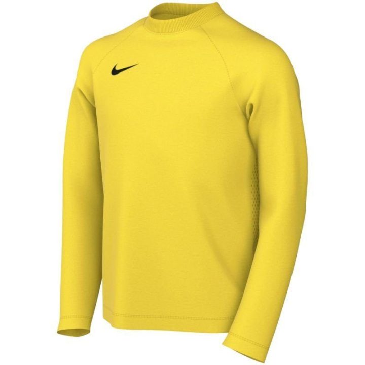 Vaikiški marškinėliai ilgomis rankovėmis Nike Dri-FIT Park VIII, geltoni