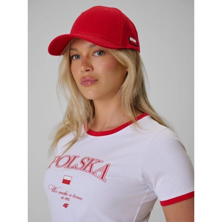 Uniseks medvilninė kepurė su snapeliu 4F
