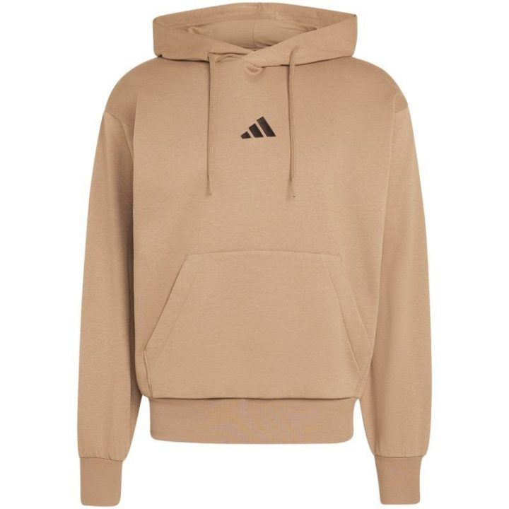 Vyriškas medvilninis džemperis adidas Essentials Feelcozy, smėlio