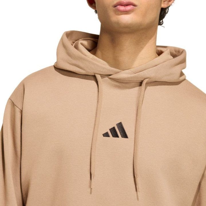 Vyriškas medvilninis džemperis adidas Essentials Feelcozy, smėlio