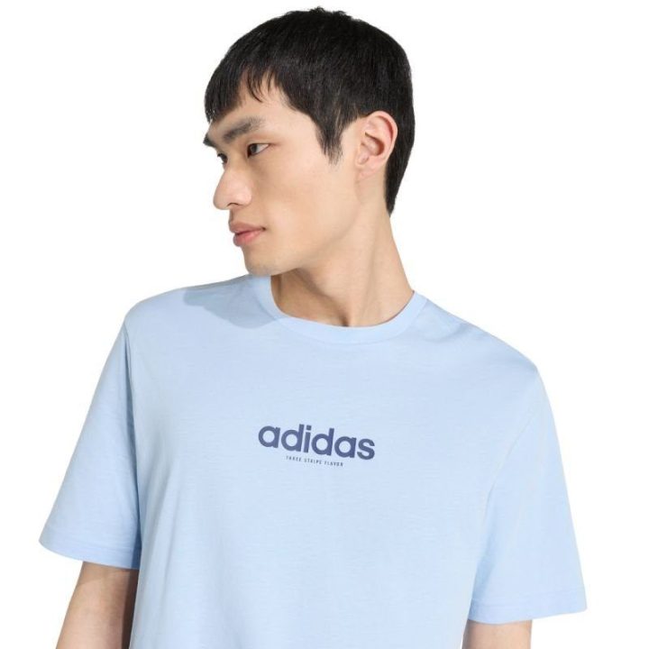Vyriški marškinėliai adidas Burger Flavor Graphic, šviesiai mėlyni