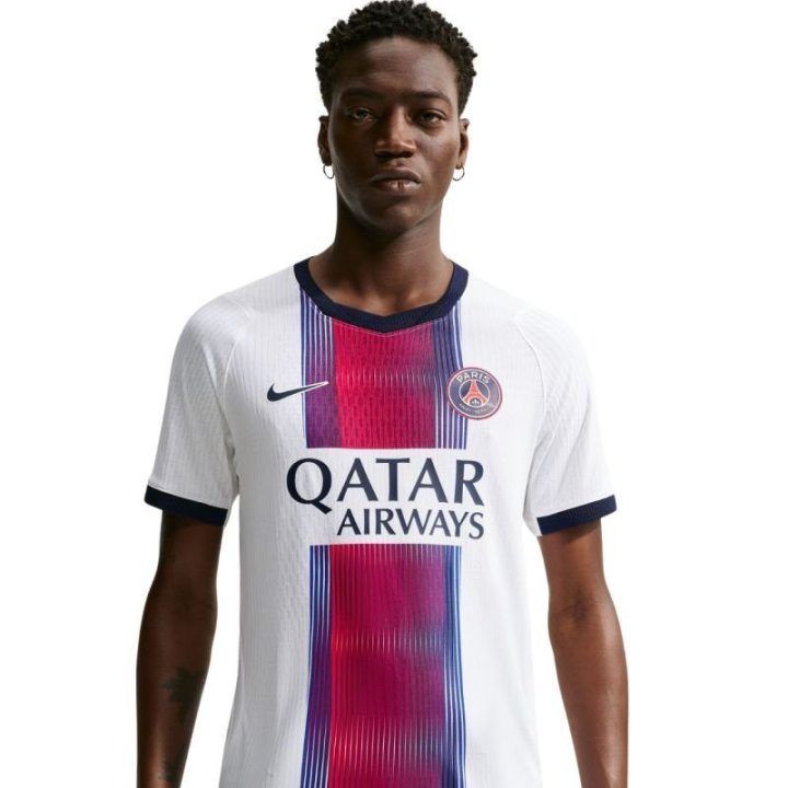 Vyriški futbolo marškinėliai Nike PSG Match Away, balti
