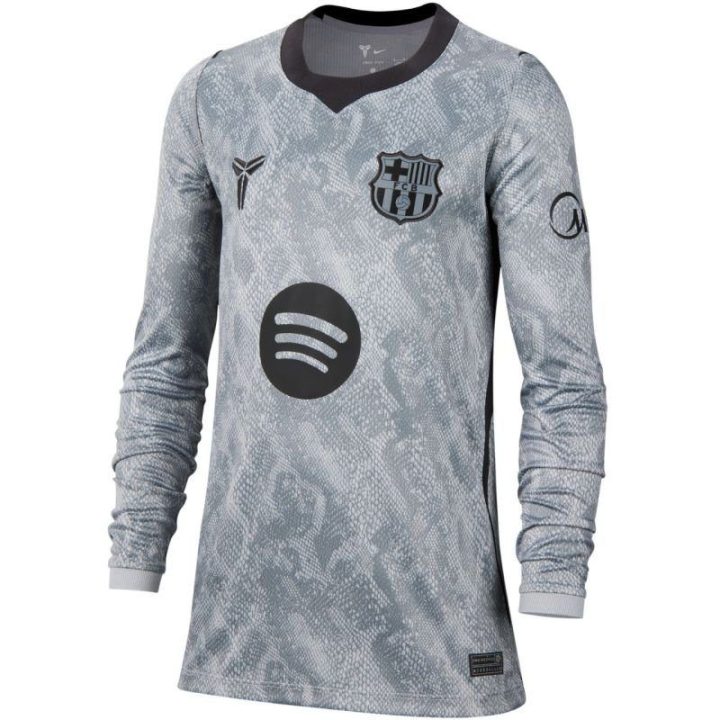 Vaikiški vartininko marškinėliai Nike FC Barcelona 2026/27, pilki