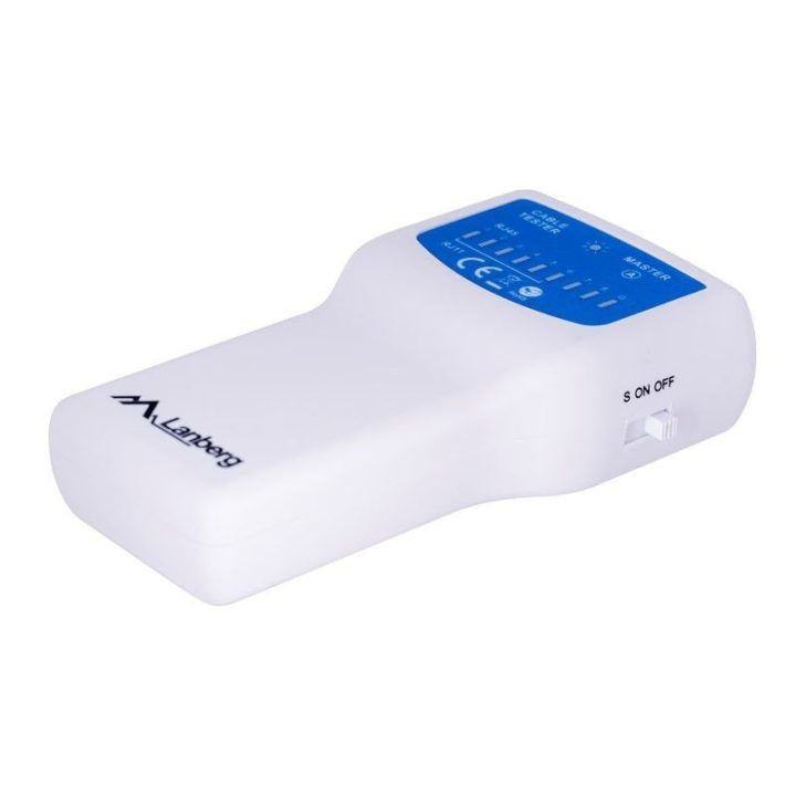 PoE kabelių testeris Lanberg NT-0402, mėlynas