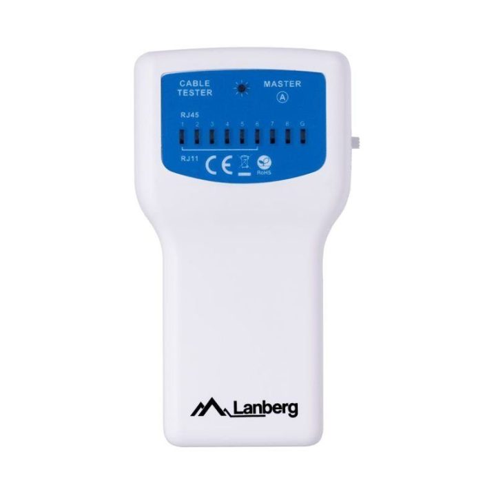 PoE kabelių testeris Lanberg NT-0402, mėlynas