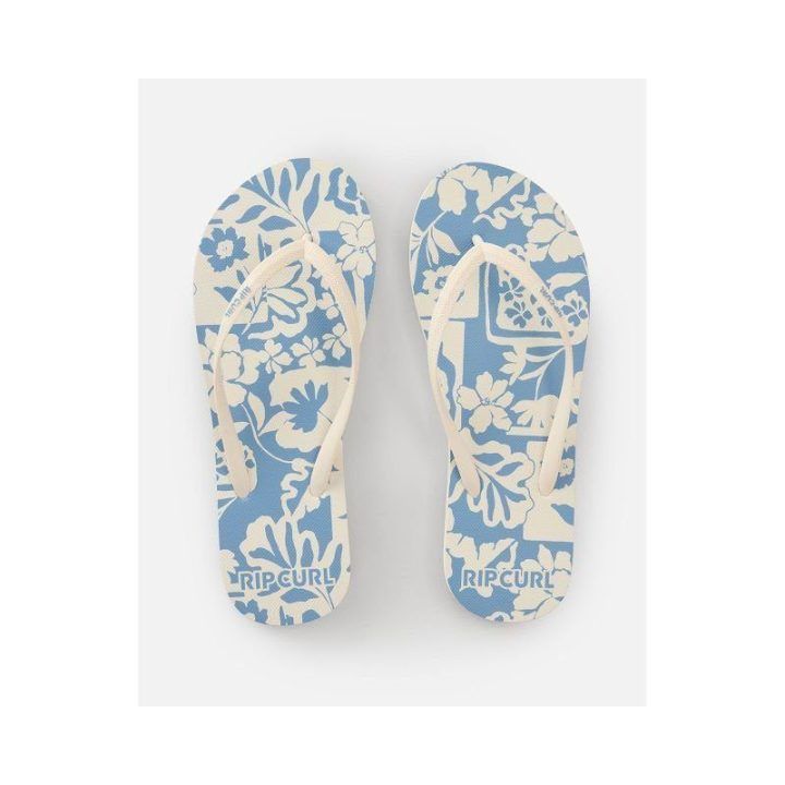Moteriškos šlepetės per pirštą Rip Curl Mixed Bloom, mėlynos