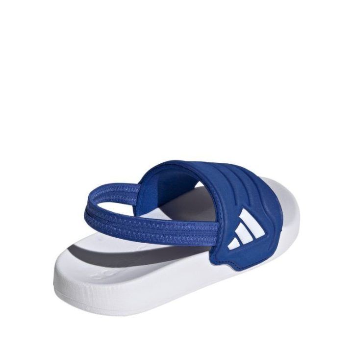Vaikiškos šlepetės adidas Adilette Estrap 2.0, baltos ir mėlynos