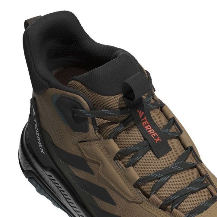 Žygio batai adidas TERREX Anylander Mid RAIN.RDY, rudi, juodi ir alyvuogių spalvos