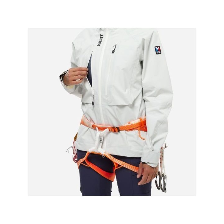 Moteriška alpinistinė striukė Millet Trilogy Icon GTX Pro, smėlio