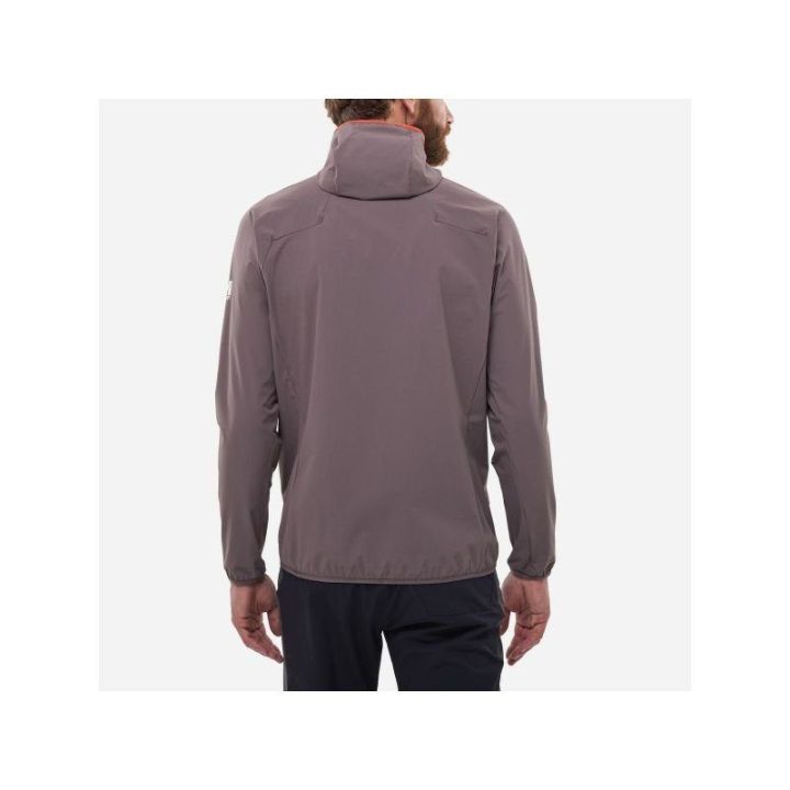 Vyriška softshell striukė su gobtuvu Millet Kamet XCS Light, slyvinė