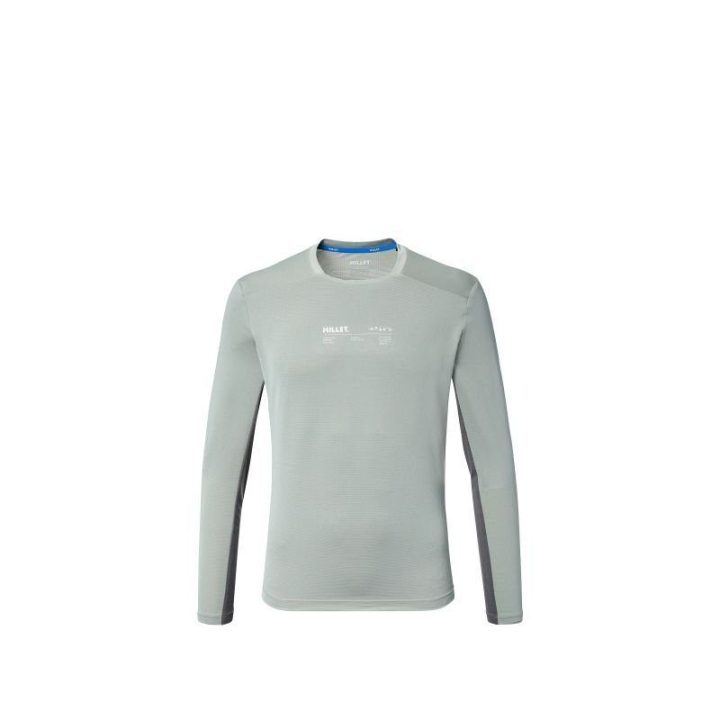 Vyriški bėgimo marškinėliai Millet Intense TS LS, pilki
