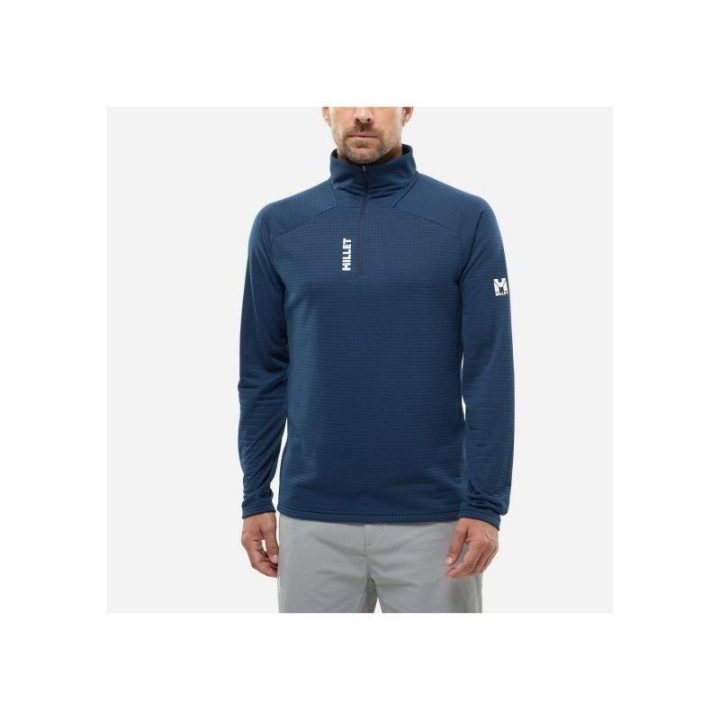 Vyriškas džemperis Millet Parmelan Light Fleece PO, tamsiai mėlynas