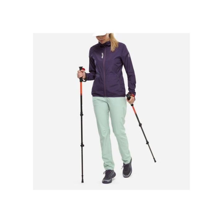 Moteriška striukė nuo vėjo Millet Parmelan Windbreaker, violetinė