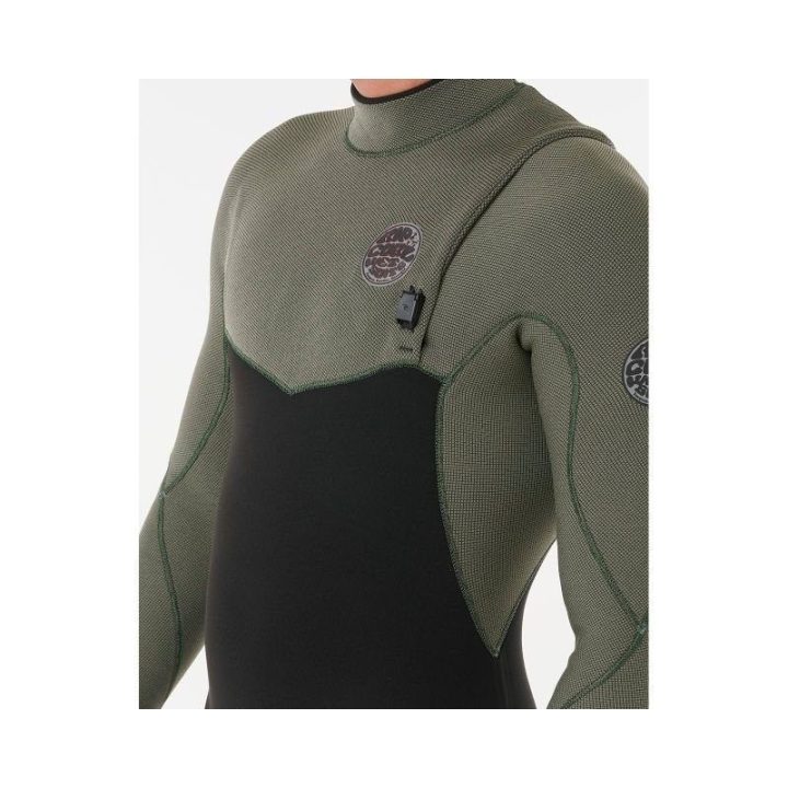 Vyriškas hidrokostiumas Rip Curl Flashbomb Pro, 3/2 mm, žalias