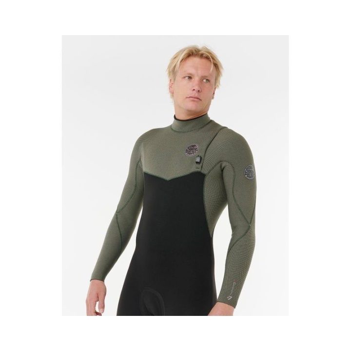 Vyriškas hidrokostiumas Rip Curl Flashbomb Pro, 3/2 mm, žalias
