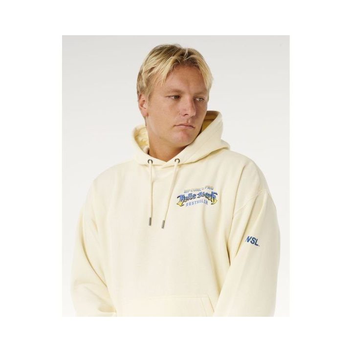 Vyriškas džemperis su gobtuvu Rip Curl Bells Pro 26, baltas