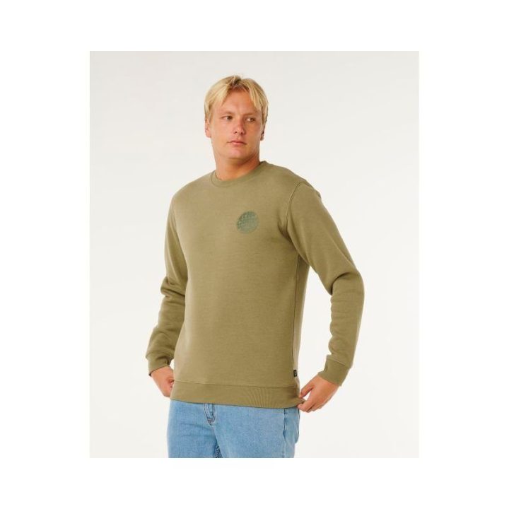 Vyriškas džemperis su gobtuvu Rip Curl Wetsuit Icon Hood, žalias