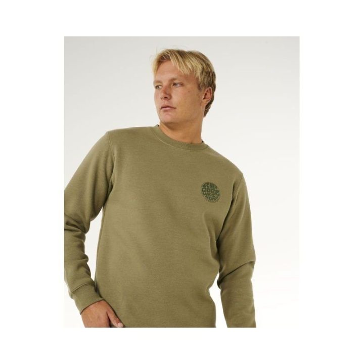 Vyriškas džemperis su gobtuvu Rip Curl Wetsuit Icon Hood, žalias