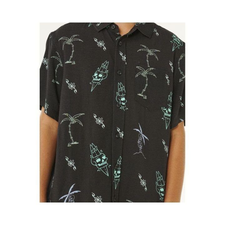 Marškiniai berniukams Rip Curl Eternal Shred, juodi