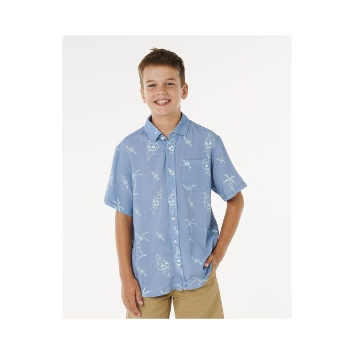 Marškiniai berniukams Rip Curl Eternal Shred, mėlyni