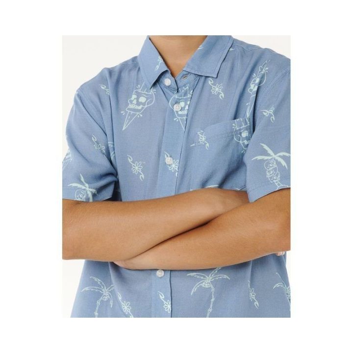 Marškiniai berniukams Rip Curl Eternal Shred, mėlyni