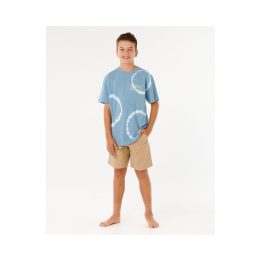 Marškinėliai berniukams Rip Curl Pacific Rinse Fin, mėlyni