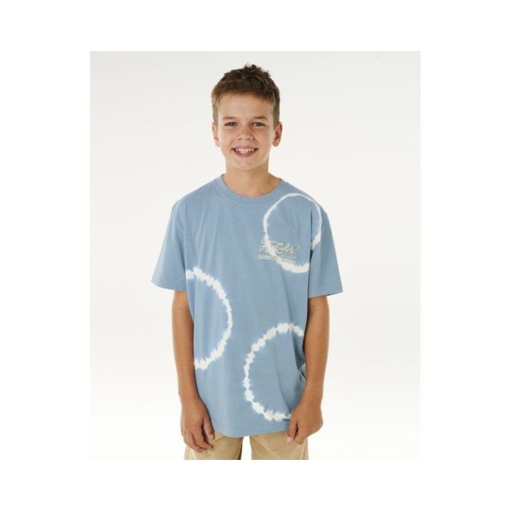 Marškinėliai berniukams Rip Curl Pacific Rinse Fin, mėlyni