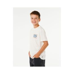 Marškinėliai berniukams Rip Curl Pacific Rinse Sunrise, balti