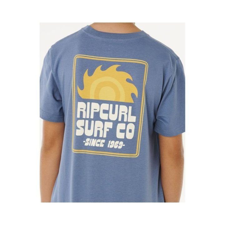 Marškinėliai berniukams Rip Curl Pacific Rinse Sunrise, mėlyni