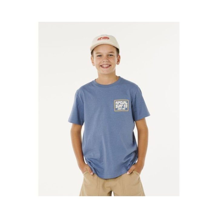 Marškinėliai berniukams Rip Curl Pacific Rinse Sunrise, mėlyni