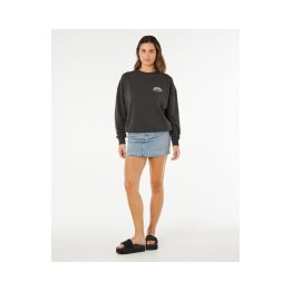 Moteriškas džemperis be gobtuvo Rip Curl Bells Heritage Crew, juodas