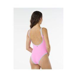 Vientisas maudymosi kostiumėlis Rip Curl Surf Puff, rožinis