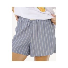 Moteriški dryžuoti šortai Rip Curl Beach Days Pinstripe, mėlyni