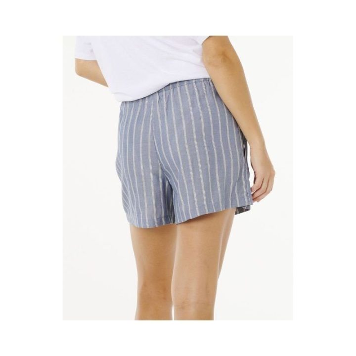 Moteriški dryžuoti šortai Rip Curl Beach Days Pinstripe, mėlyni