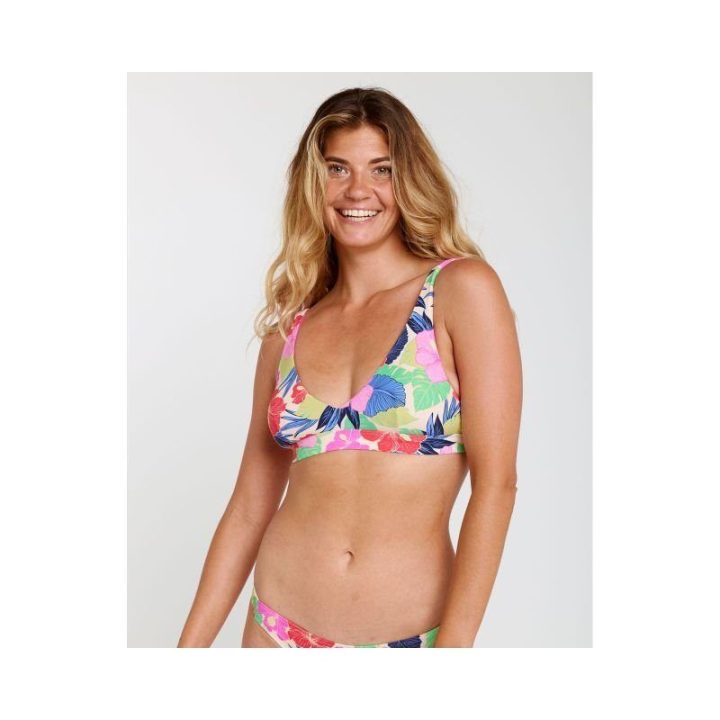 Bikinio liemenėlė Rip Curl Party Wave Halter, įvairiaspalvė