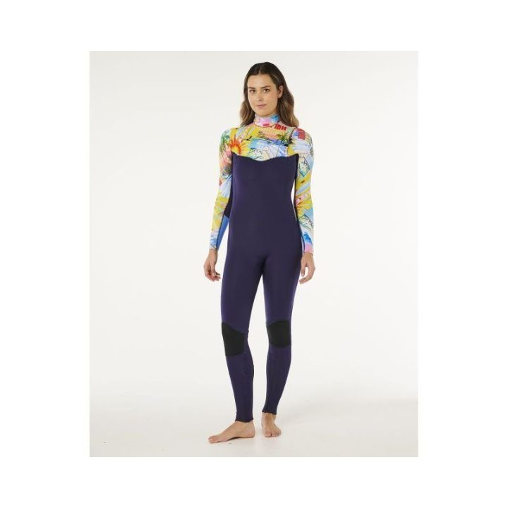 Moteriškas neopreninis hidrokostiumas Rip Curl Dawn Patrol Pro, įvairiaspalvis