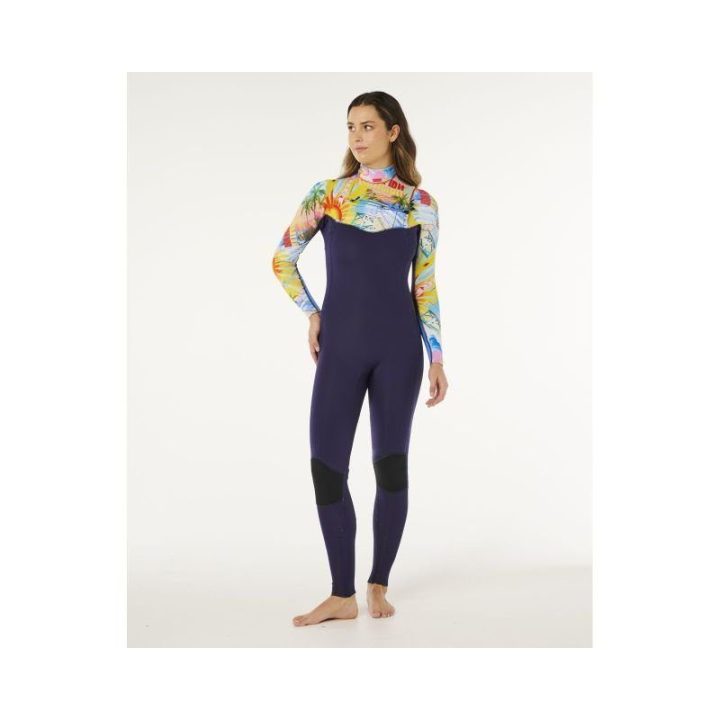 Moteriškas neopreninis hidrokostiumas Rip Curl Dawn Patrol Pro, įvairiaspalvis