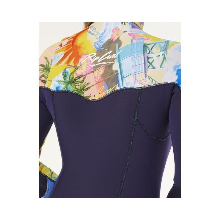 Moteriškas neopreninis hidrokostiumas Rip Curl Dawn Patrol Pro, įvairiaspalvis